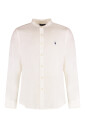 slim-fit-linen-shirt-with-rounded-hem