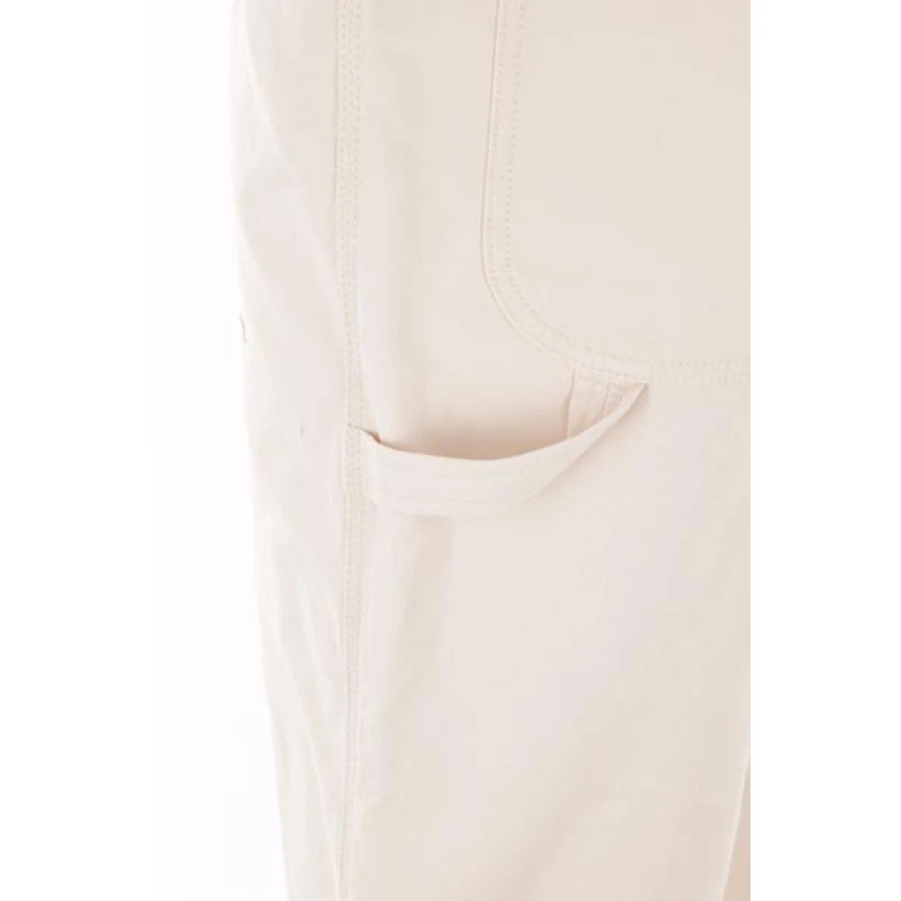 Isabel marant Beige Katoenen Broek met Workwear Detail Beige Heren