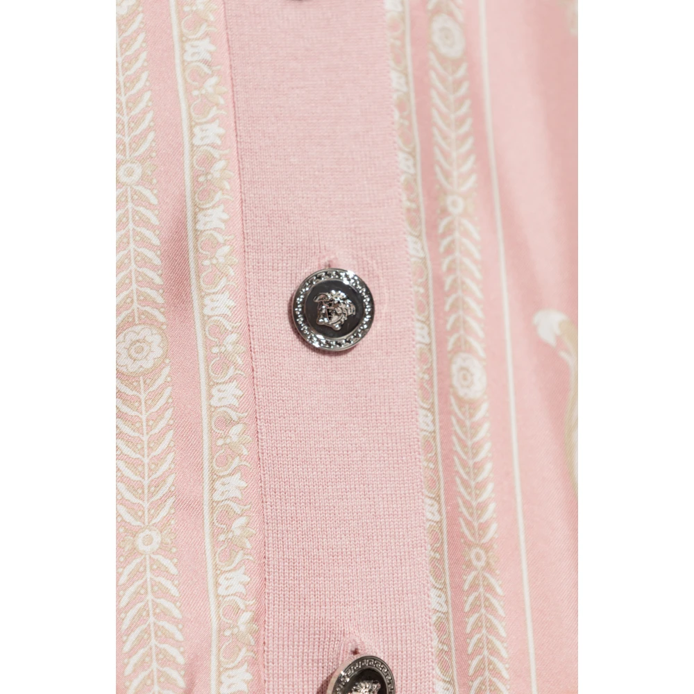 Versace Cardigan met Barocco Sea patroon Multicolor Dames