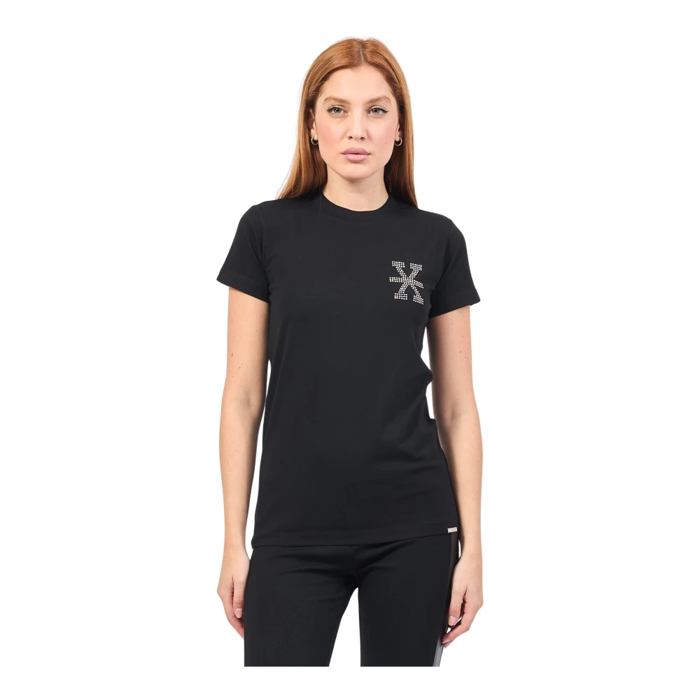 Richmond Zwart T-shirt met ronde hals Black Dames