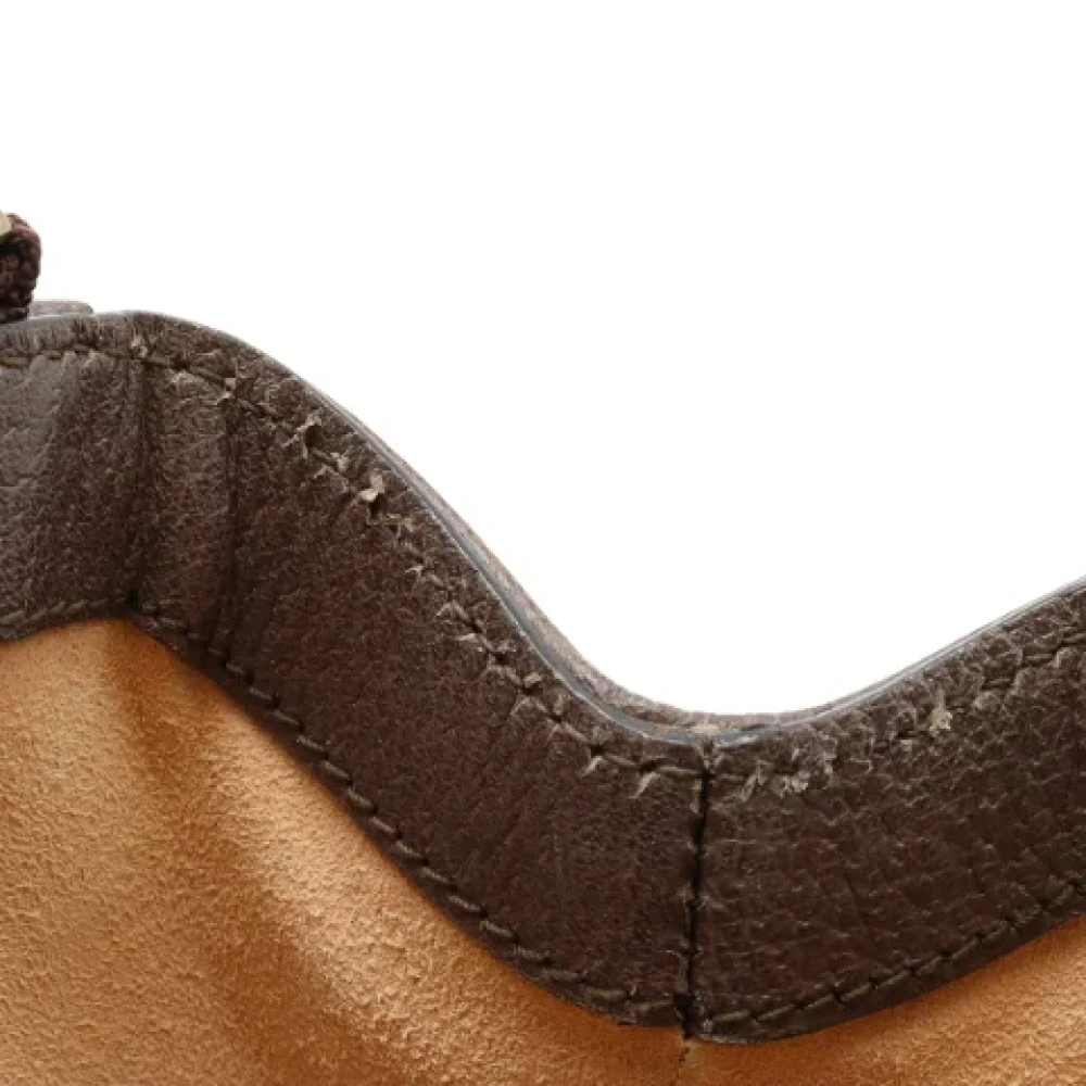 Gucci Vintage Pre-owned Canvas gucci-bags Beige Dames