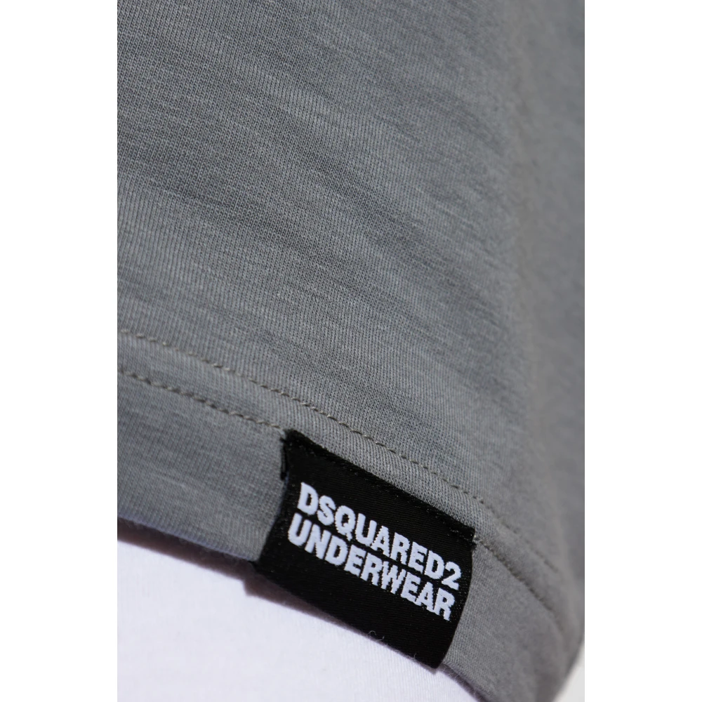 Dsquared2 T-shirt uit de ondergoedcollectie Gray Heren
