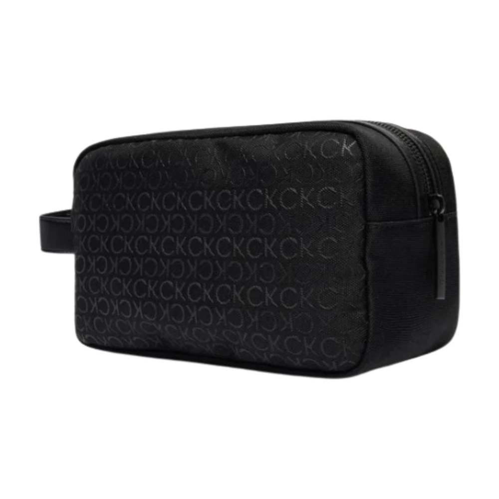 Calvin Klein Heren Remote Washbag Beauty Case Black Heren