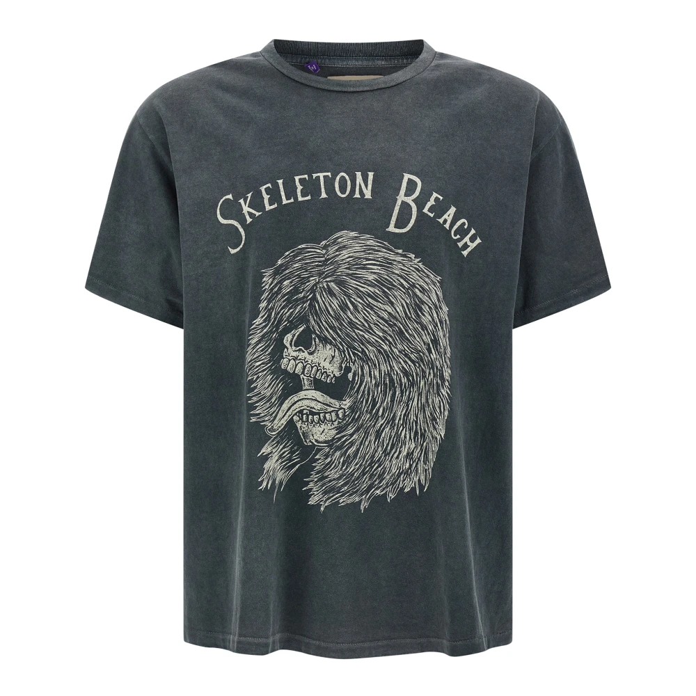 Gallery Dept. Men's Black Skeleton Beach Grit Tee