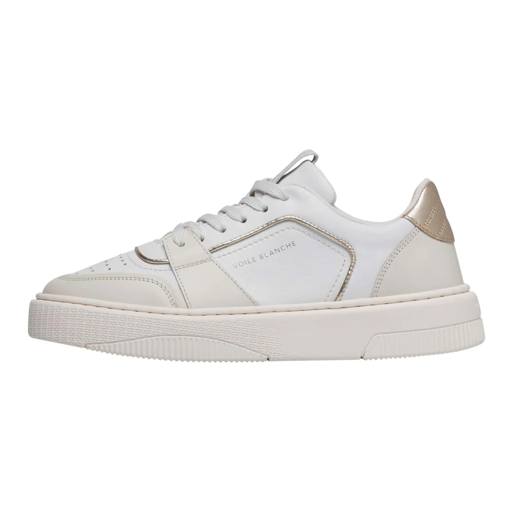 Voile Blanche Leren Sneakers Dames Schoenen Wit