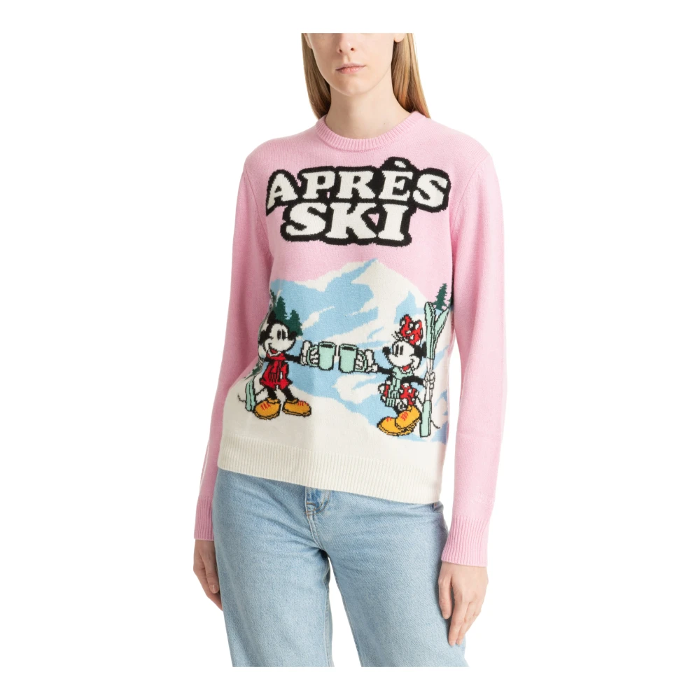 MC2 Saint Barth Abstract Multicolor Logo Trui Multicolor Dames