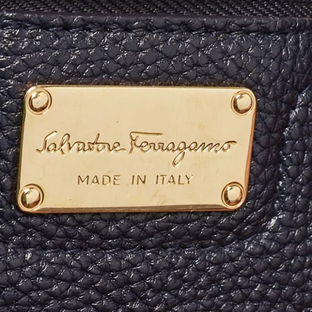 Salvatore Ferragamo Pre-owned Leather totes Black Dames