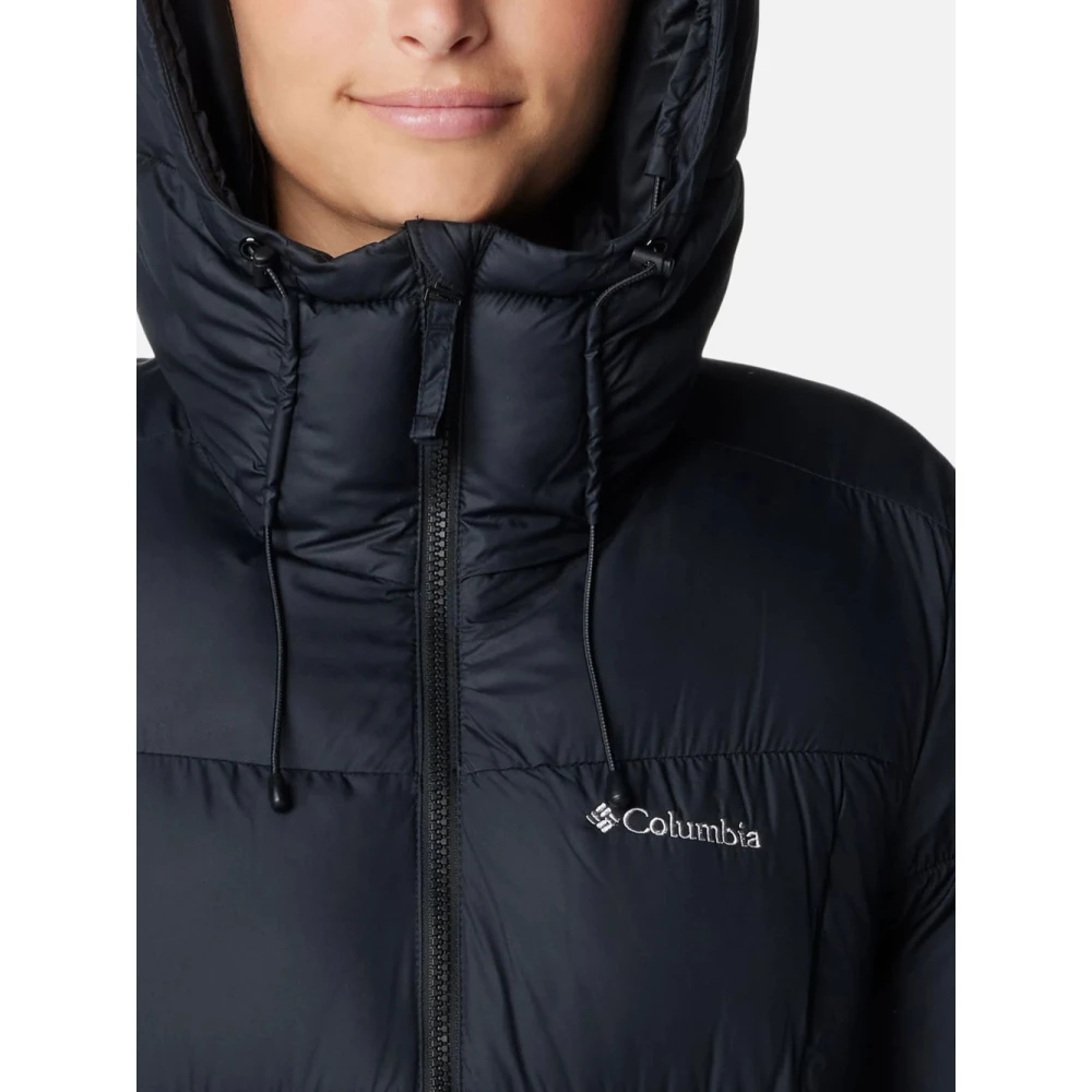 Columbia Zwarte Winterjas met Verstelbare Capuchon Black Dames