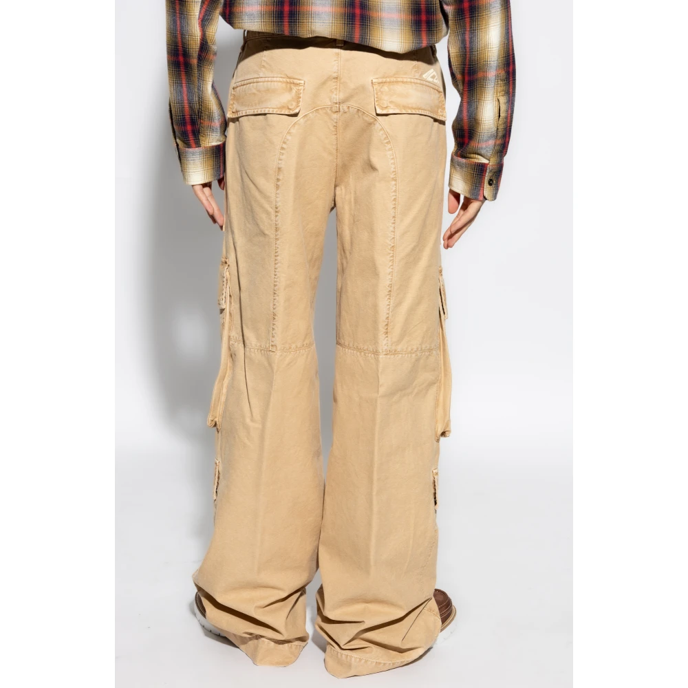Dsquared2 Broek met logo Beige Heren