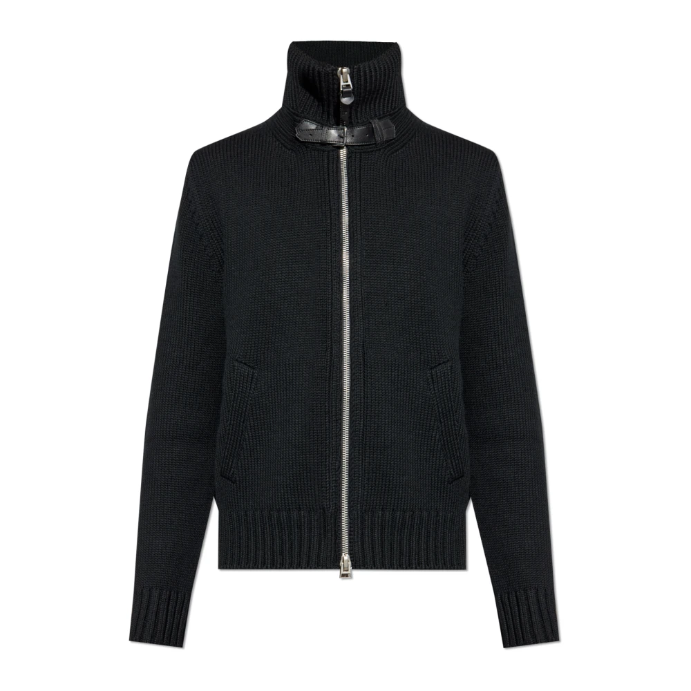 Tom Ford Men's Black Wool Cardigan