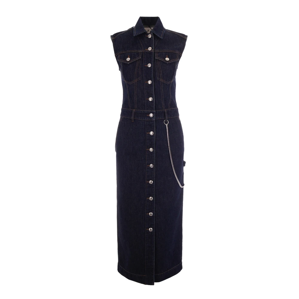 Sportmax Women's Blue Farfalla Denim Dress