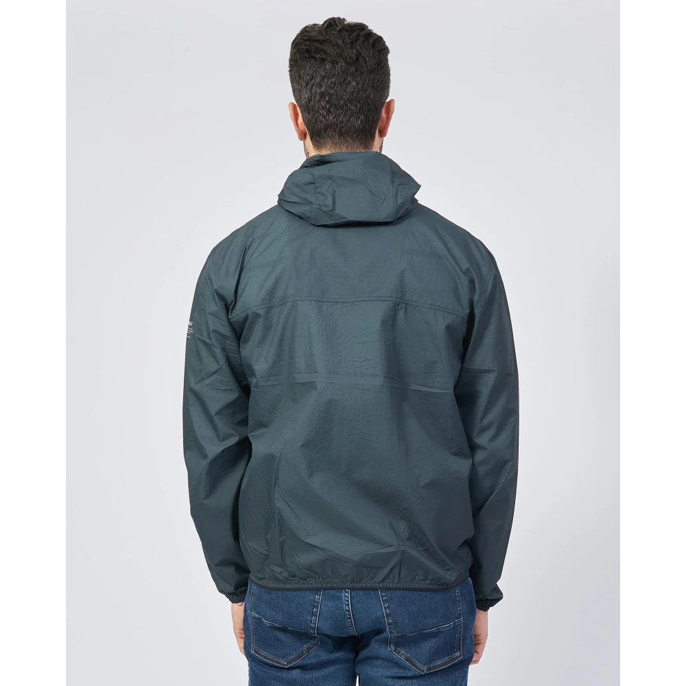 Ecoalf Groene Hoodie met Ritszakken Green Heren