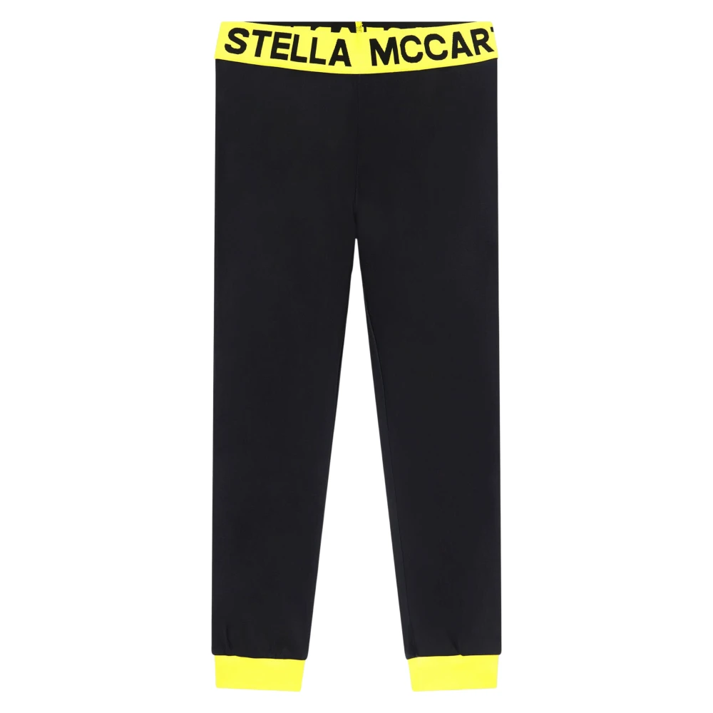 Stella Mccartney Boys Black Leggings, 12 Y, Thermal Ski Leggings