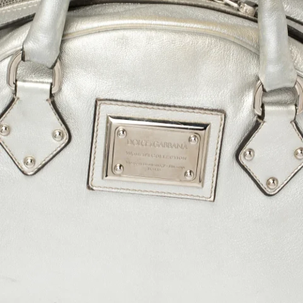 Dolce & Gabbana Pre-owned Leather handbags Gray Dames