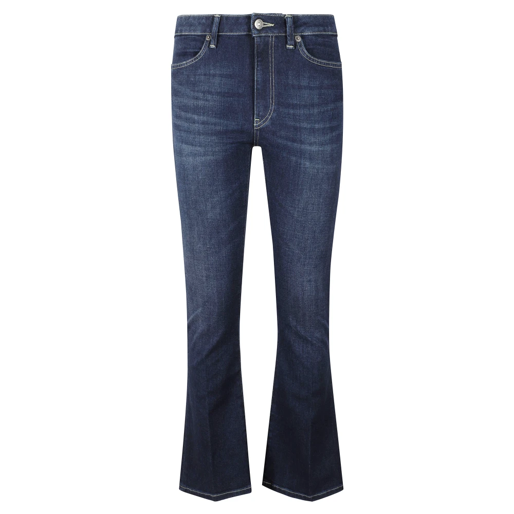 Dondup Women's Blue Flare Jeans, W28, Denim Jeans