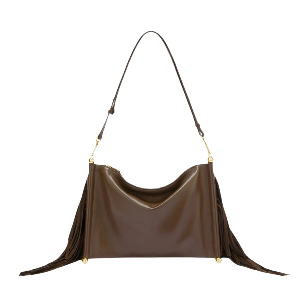 Furla Vrouw Bruin Tassen Dames, One Size, Leer, Sfera Soft Mini Shoulder