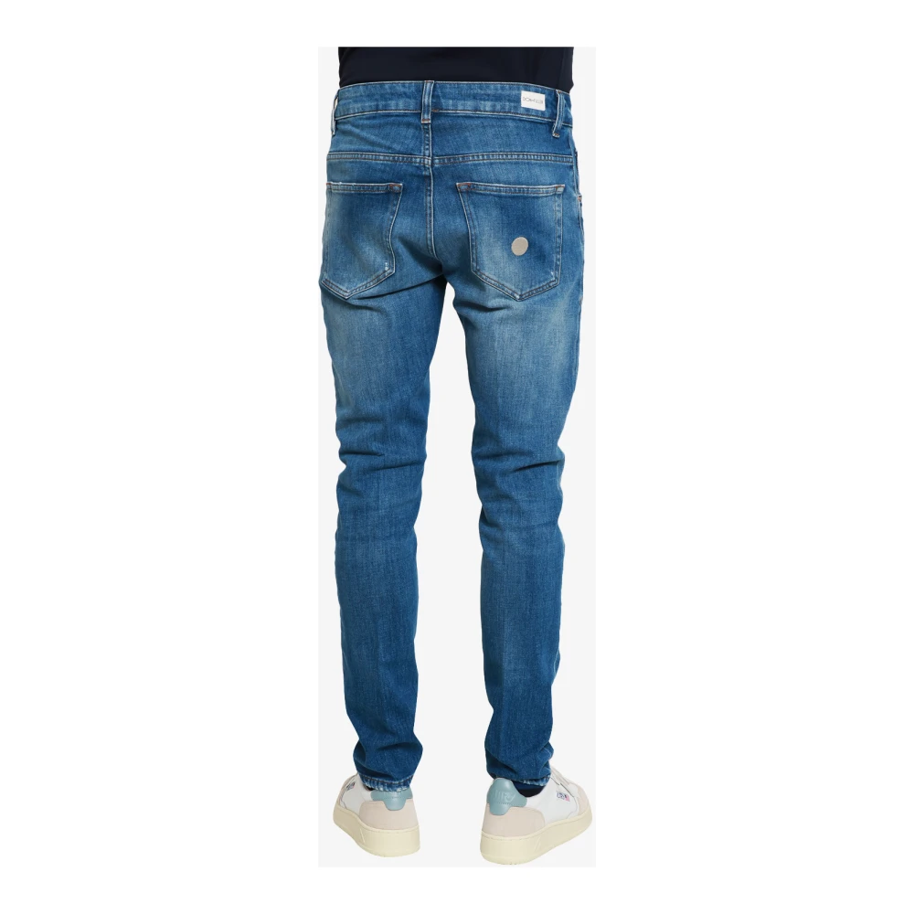 Don The Fuller Denim Five-Pocket Wijde-Leg Jeans Blue Heren
