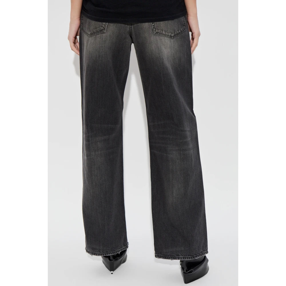 R13 Jeans met Vintage Effect Black Dames