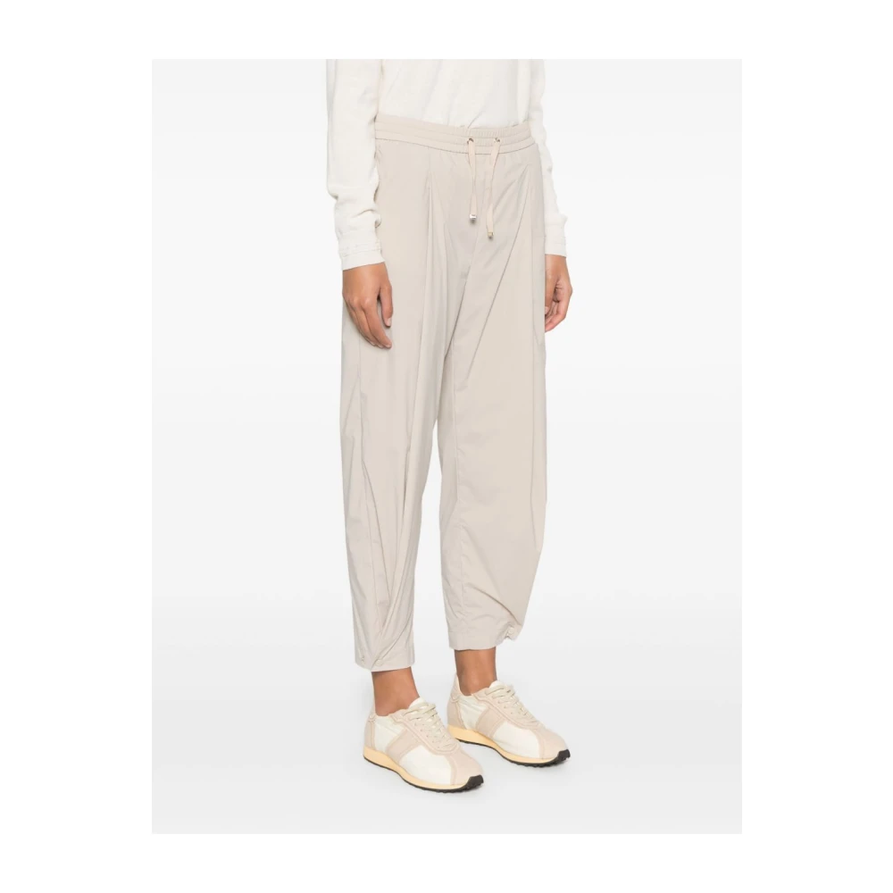 Herno Lichtgewicht nylon stretch broek Beige Dames