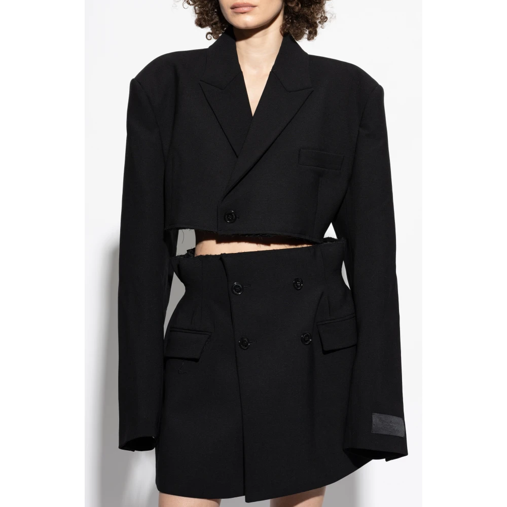 Vetements Korte blazer Black Dames