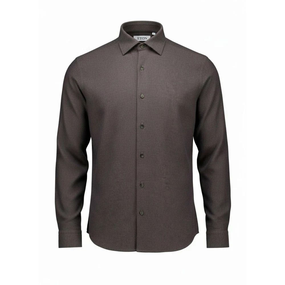 Eton , Herren, Shirts, Braun, M