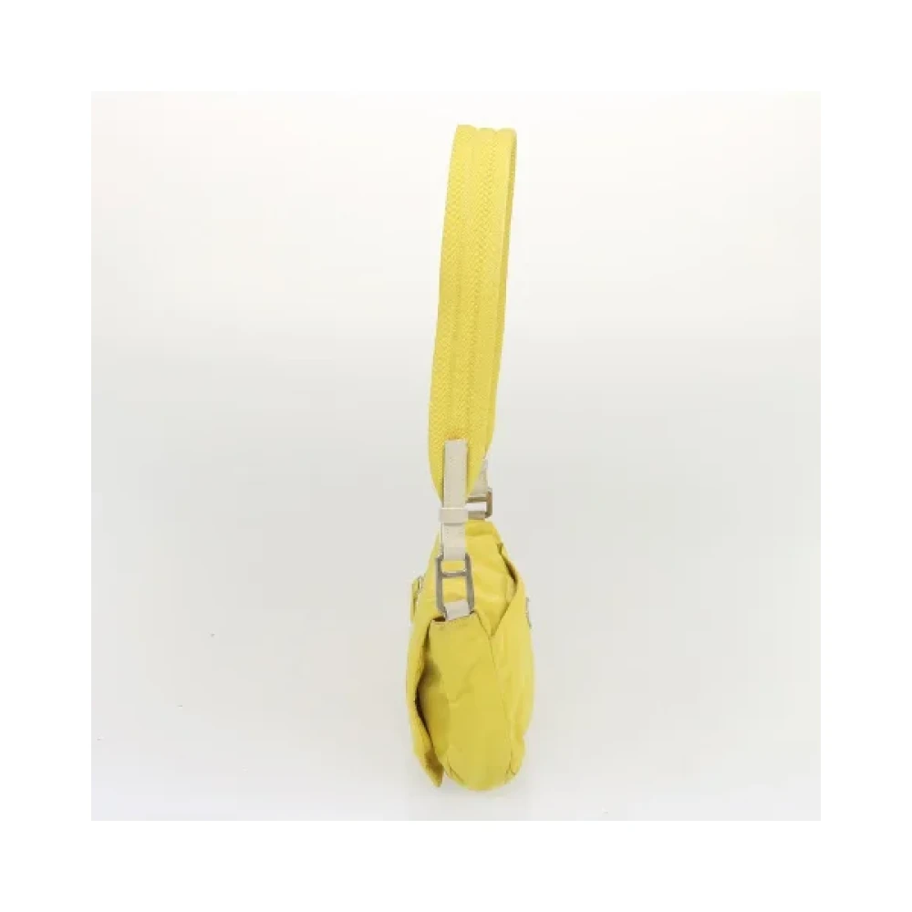 Prada Vintage Pre-owned Nylon prada-bags Yellow Dames