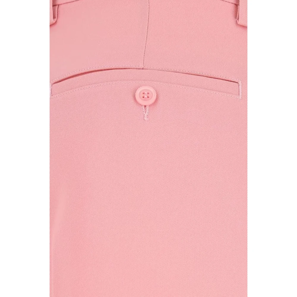 Ami Paris Slim-fit Trousers Pink Heren