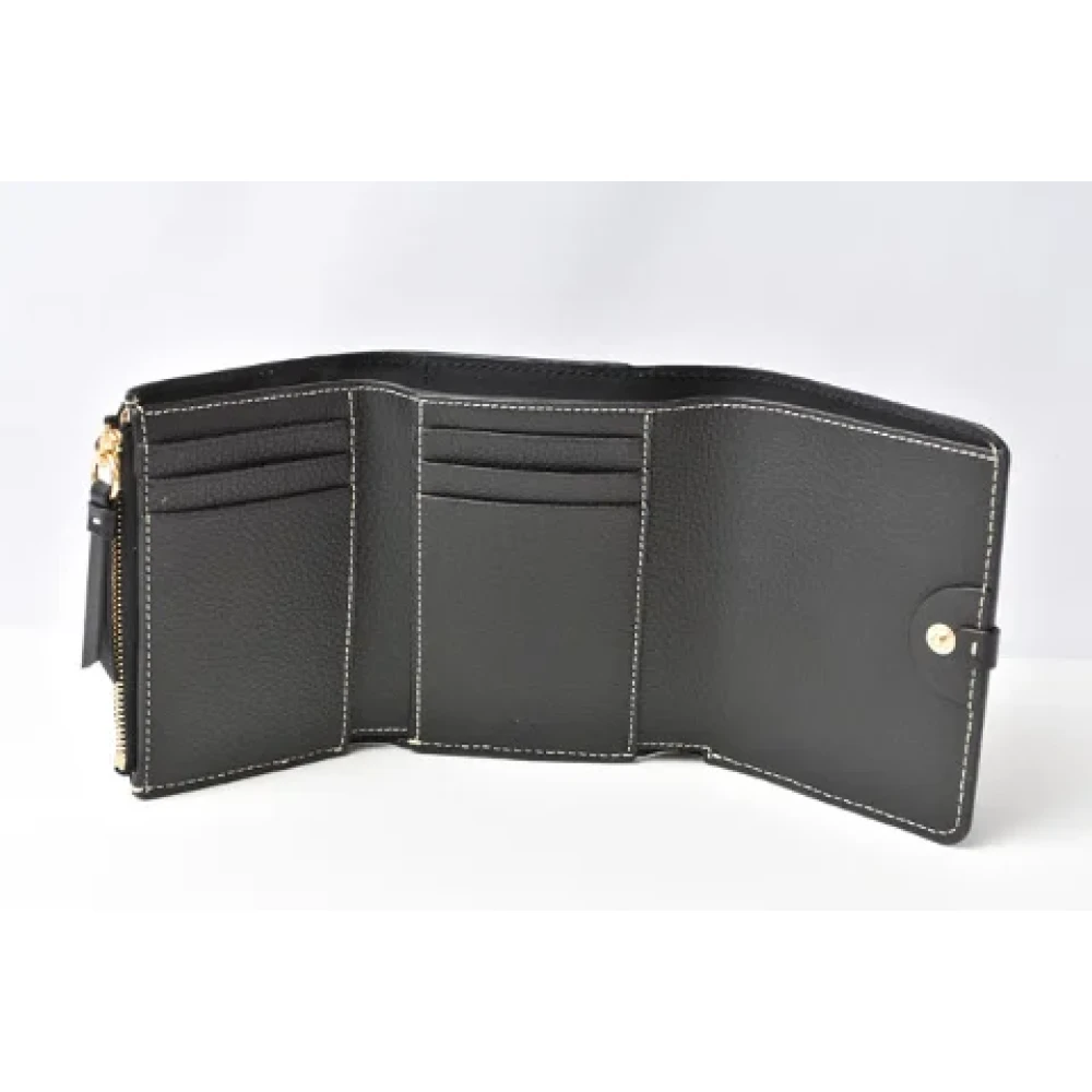 Chloé Pre-owned Leather wallets Black Dames