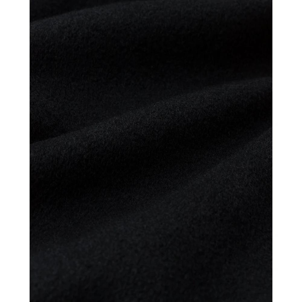 IVY OAK Minimalistische wollen jas met reverskraag Black Dames