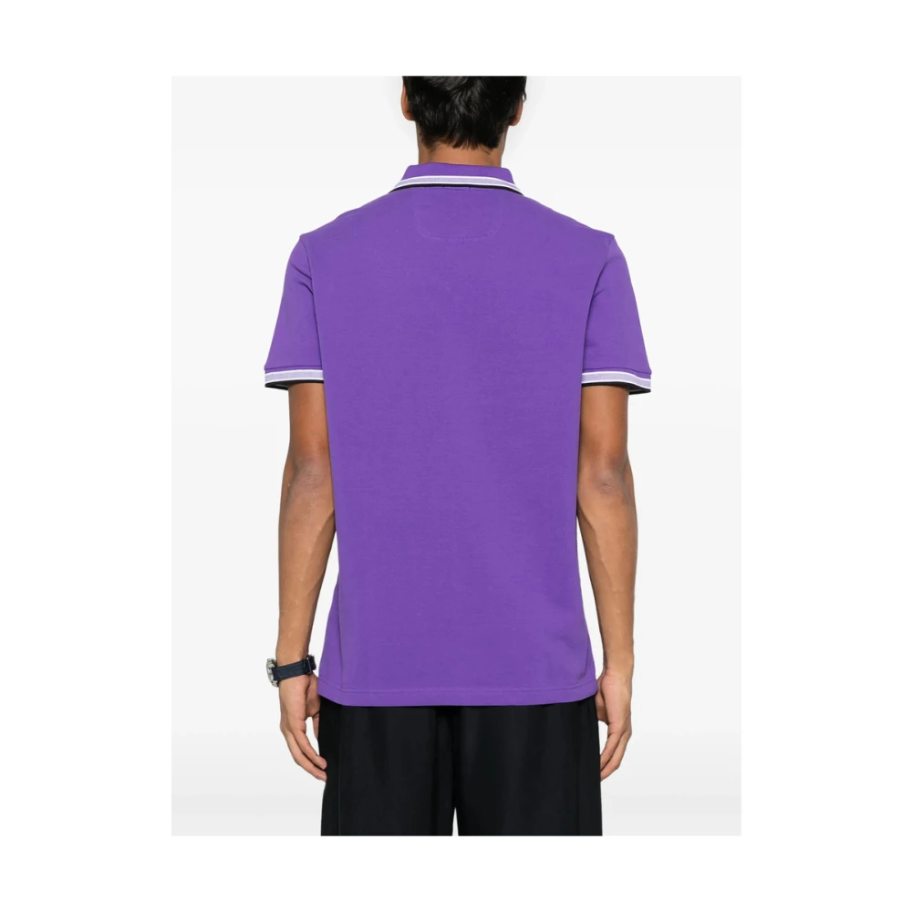 Hugo Boss Polo Shirts Purple Heren