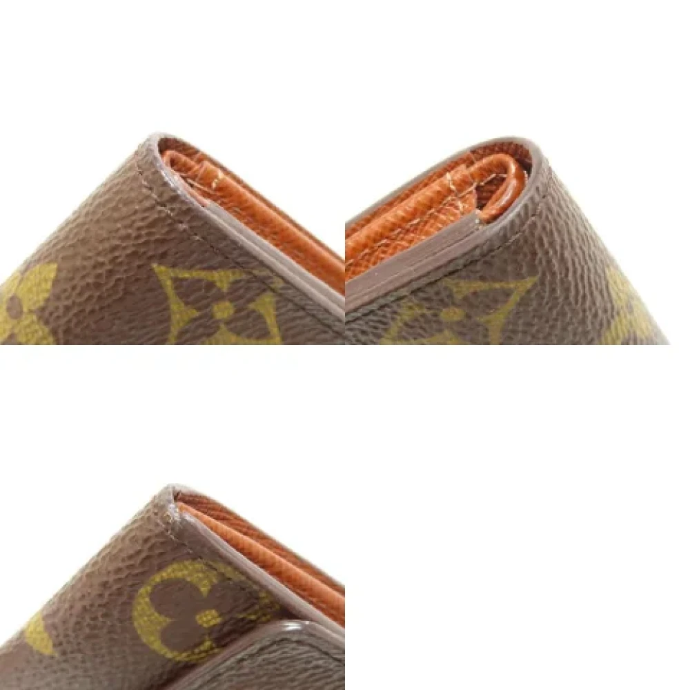 Louis Vuitton Vintage Pre-owned Canvas wallets Brown Dames