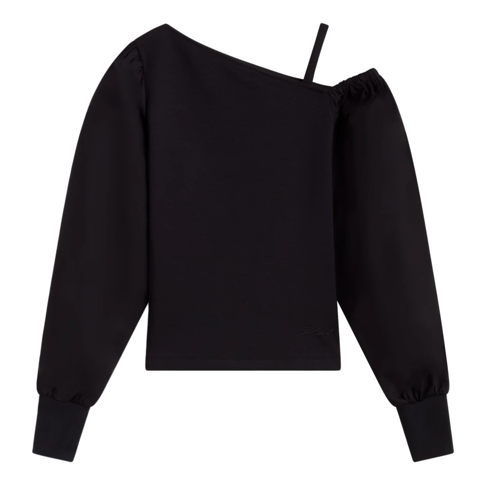 Karl Lagerfeld Asymmetrische Sweatshirt Blue Dames