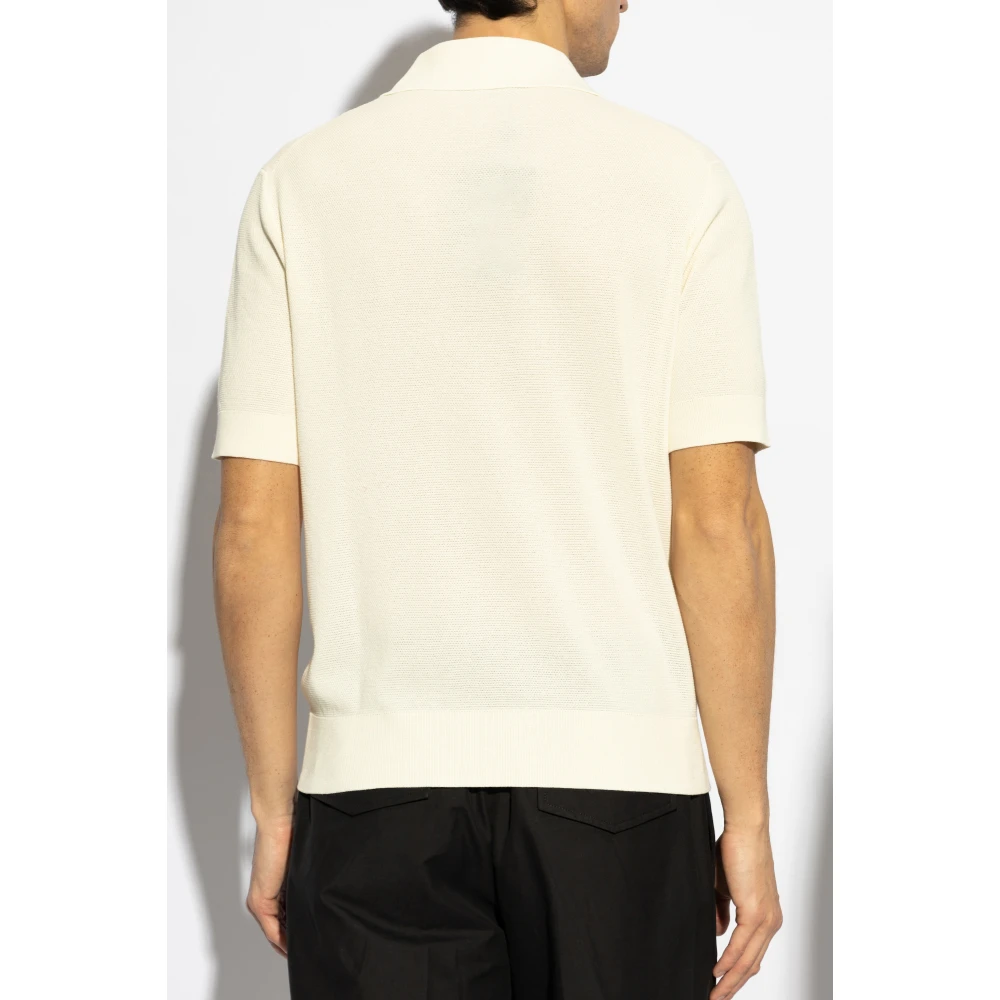 Dolce & Gabbana Katoenen poloshirt Beige Heren