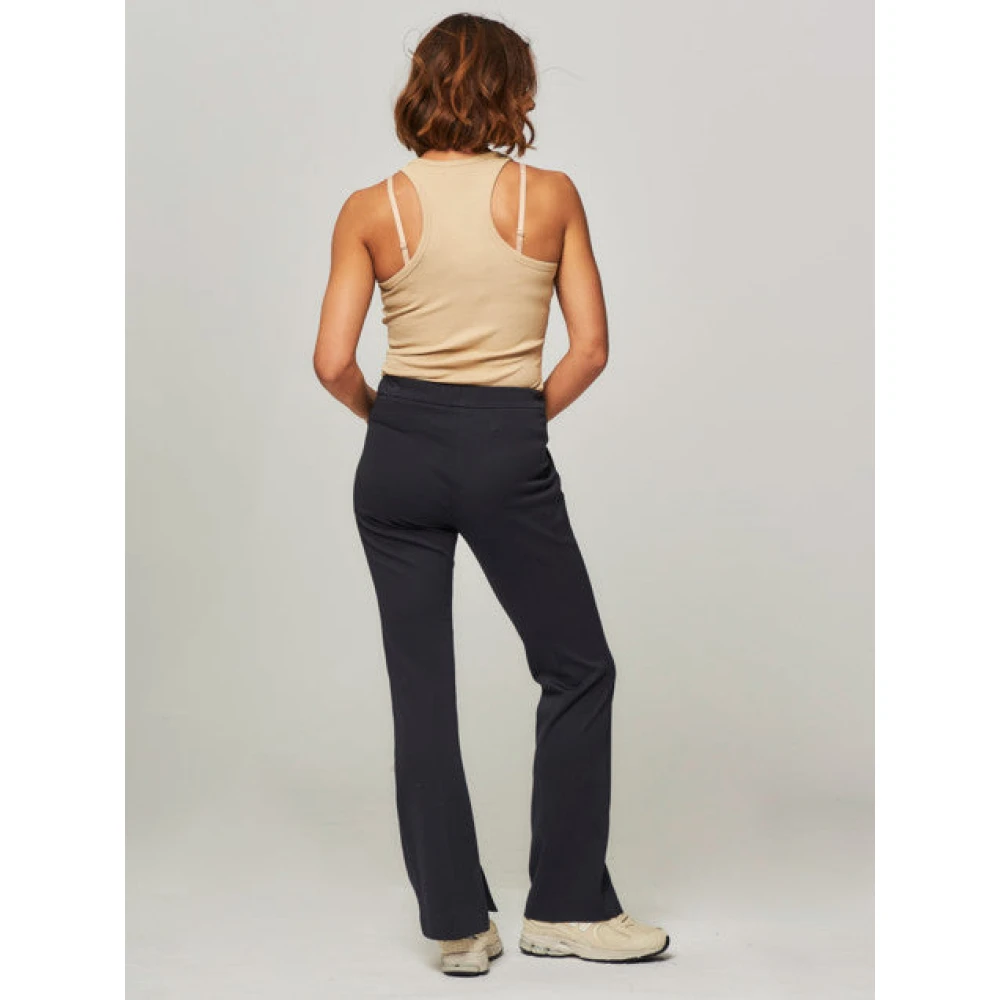 Graumann Japanse Jersey Wijde Broek Blue Dames
