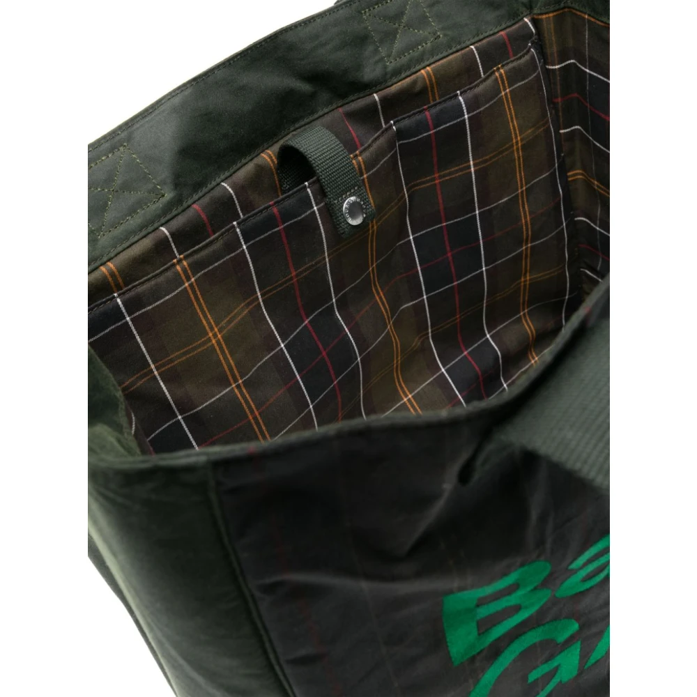 Barbour Groene Katoenen Winkel Tas voor Vrouwen Green Dames