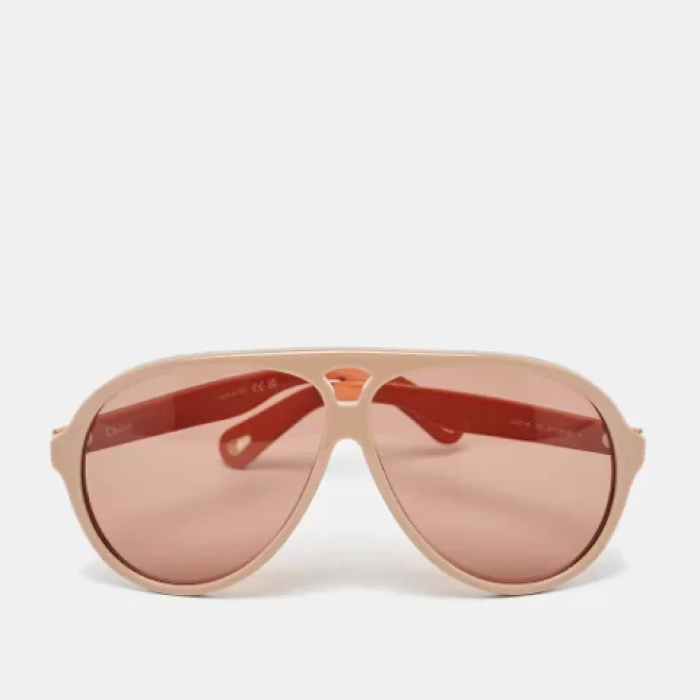 Chloé Pre-owned Acetate sunglasses Pink Dames