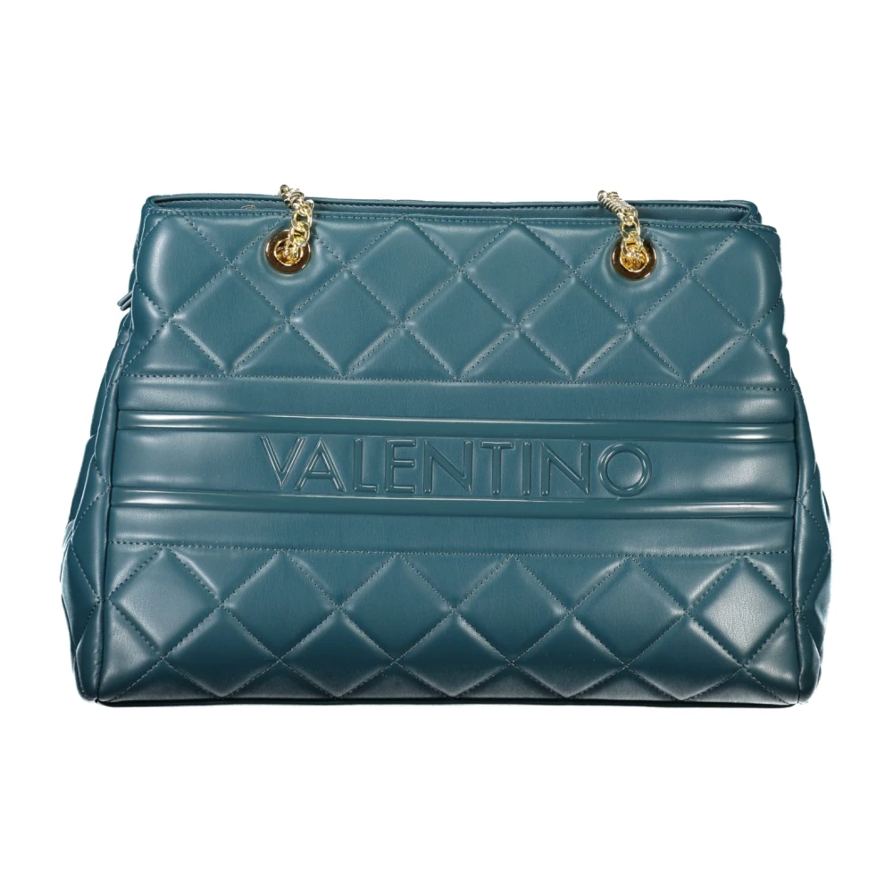 Valentino by Mario Valentino, Shoulder Bags, female, Green, ONE SIZE, Green Shoulder Bag with Chain Strap