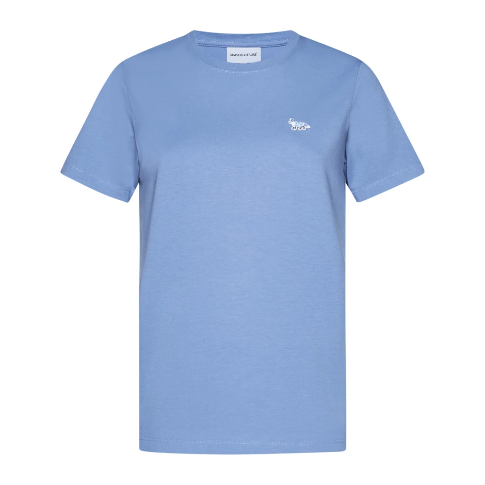 Maison Kitsuné Stijlvolle T-shirts en Polos Blue Dames