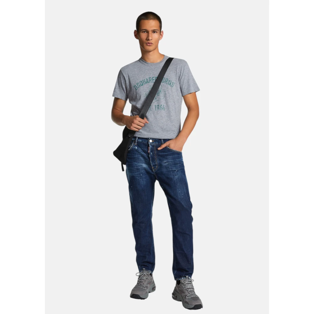 Dsquared2 Donkere Perfecte Schone Was BRO Jeans Blue Heren
