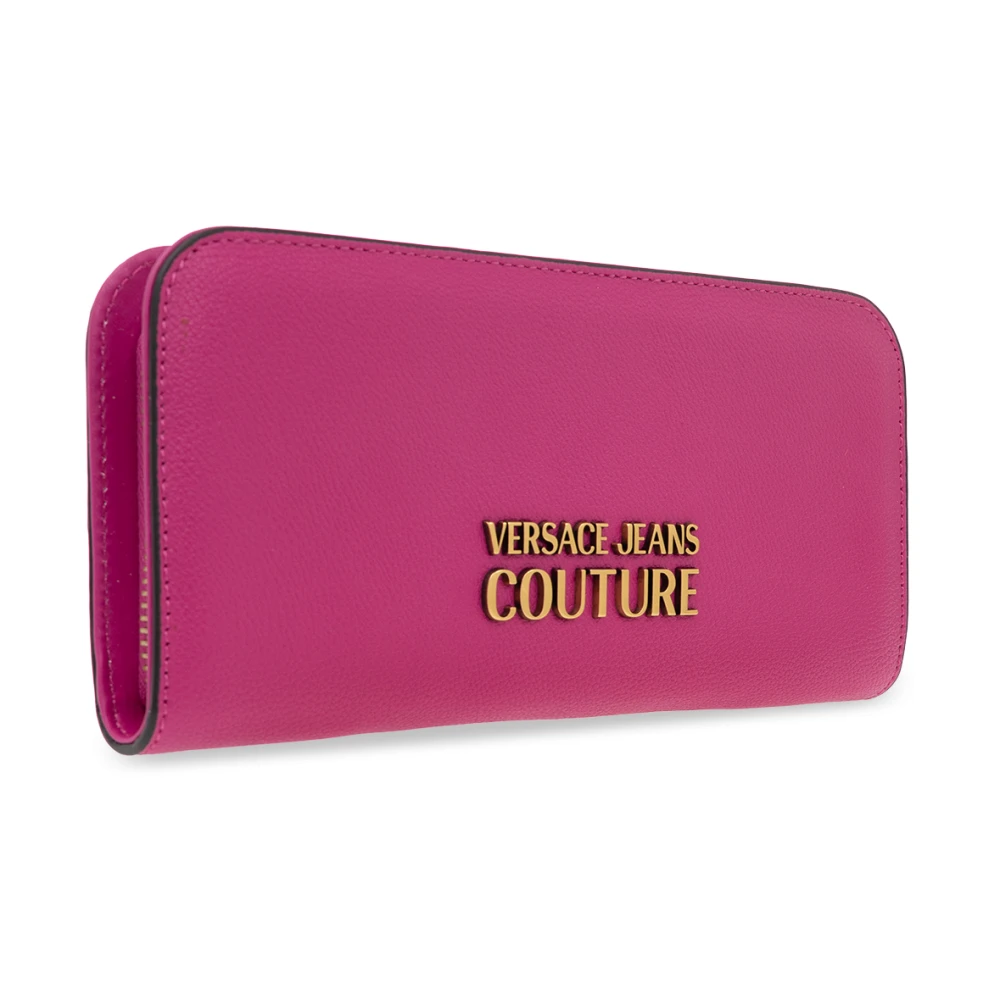 Versace Jeans Couture Portemonnee met logo Pink Dames