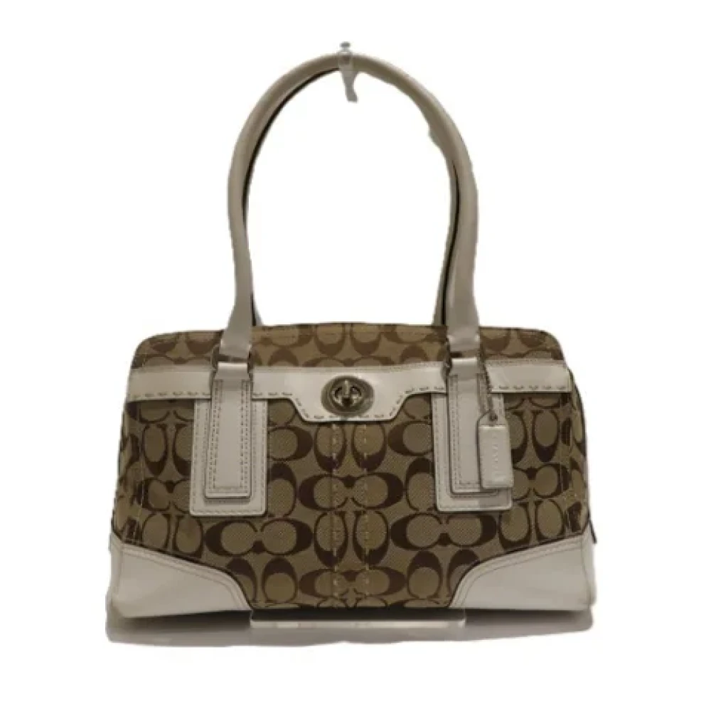 Coach Pre-owned Leather handbags Brown Dames