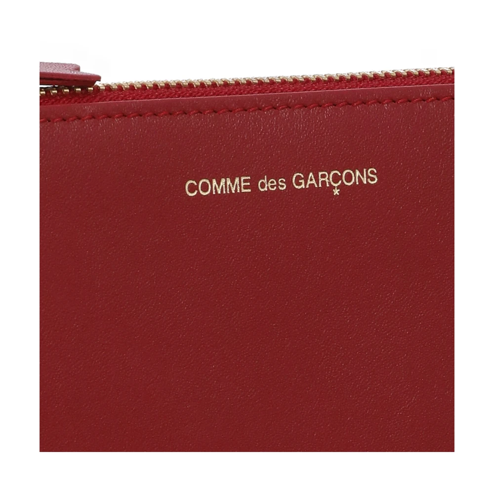 Comme des Garçons Rode leren Pochette tas Red Unisex