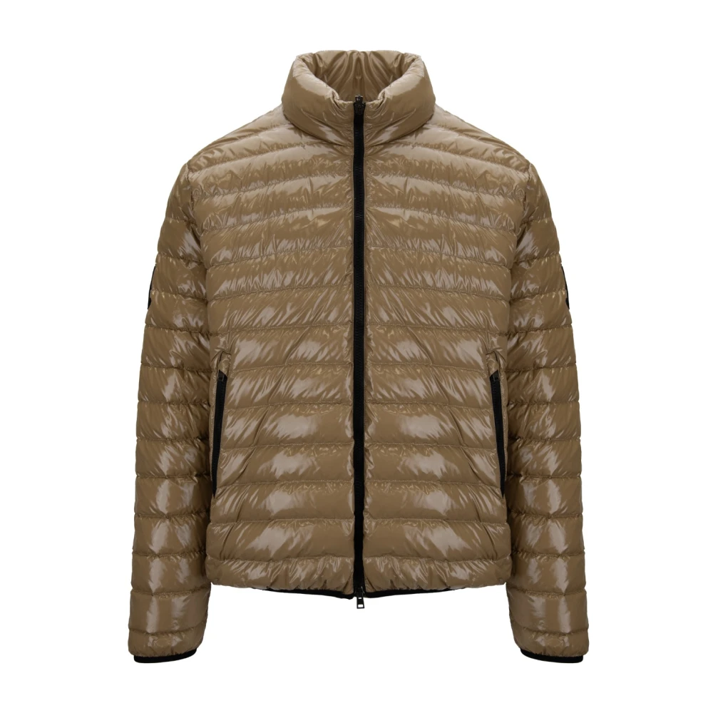 Herno Men's Brown Zip-Up Down Jacket