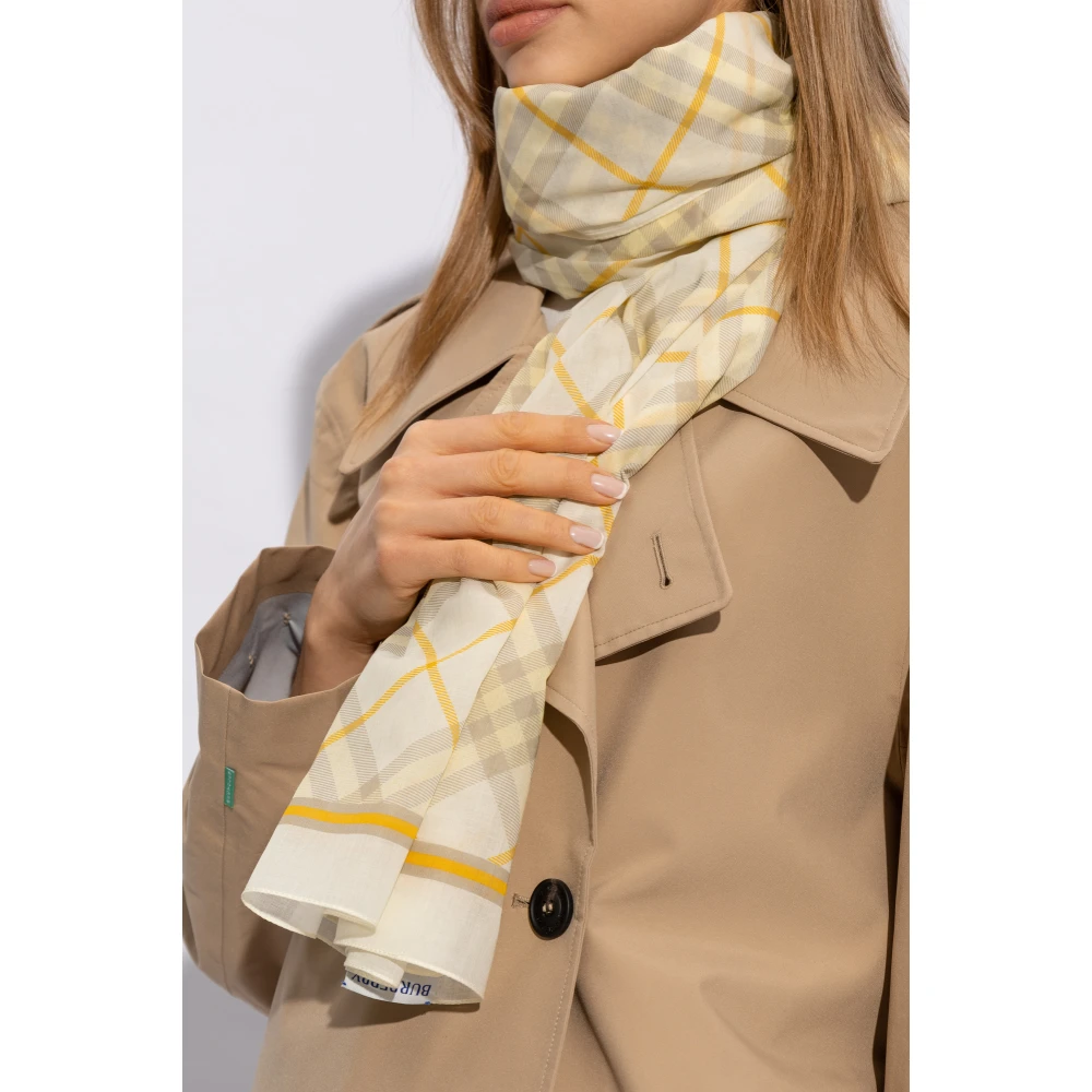 Burberry Geruite sjaal Multicolor Unisex
