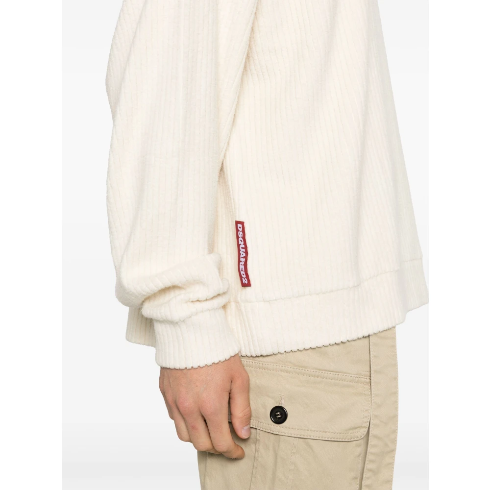 Dsquared2 Stijlvolle Sweaters Collectie White Heren
