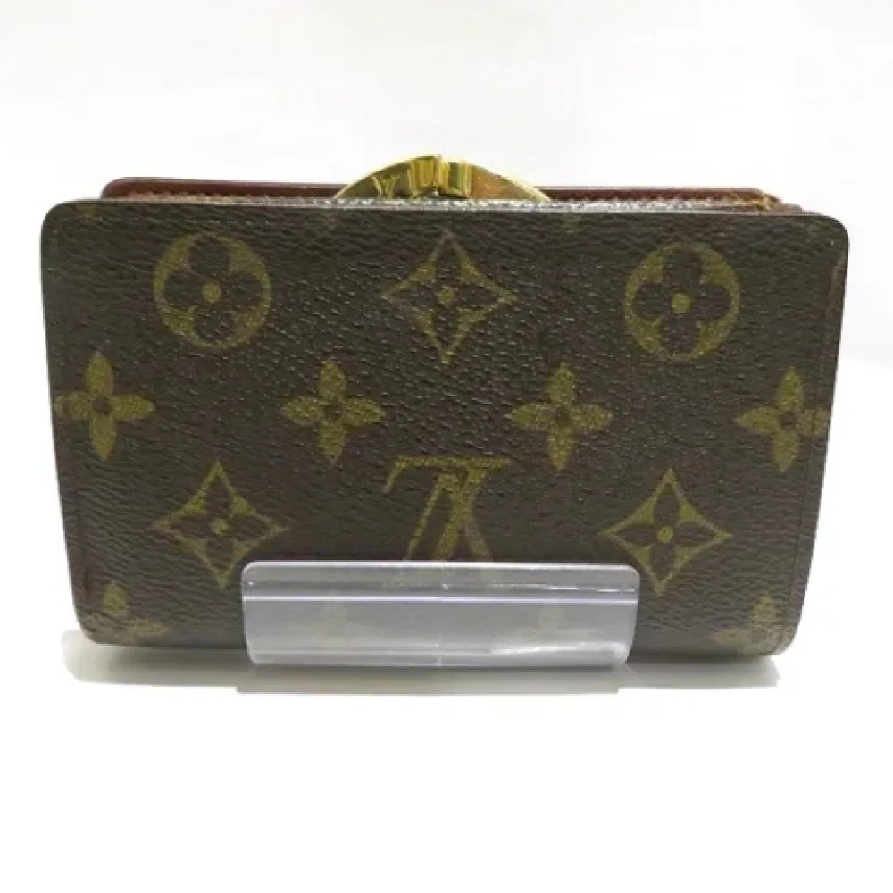 Louis Vuitton Vintage Pre-owned Canvas wallets Brown Heren