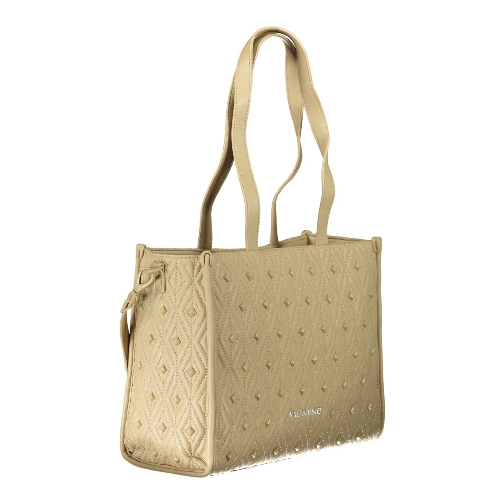 Valentino by Mario Valentino Beige Schoudertas met Afneembare Band Beige Dames