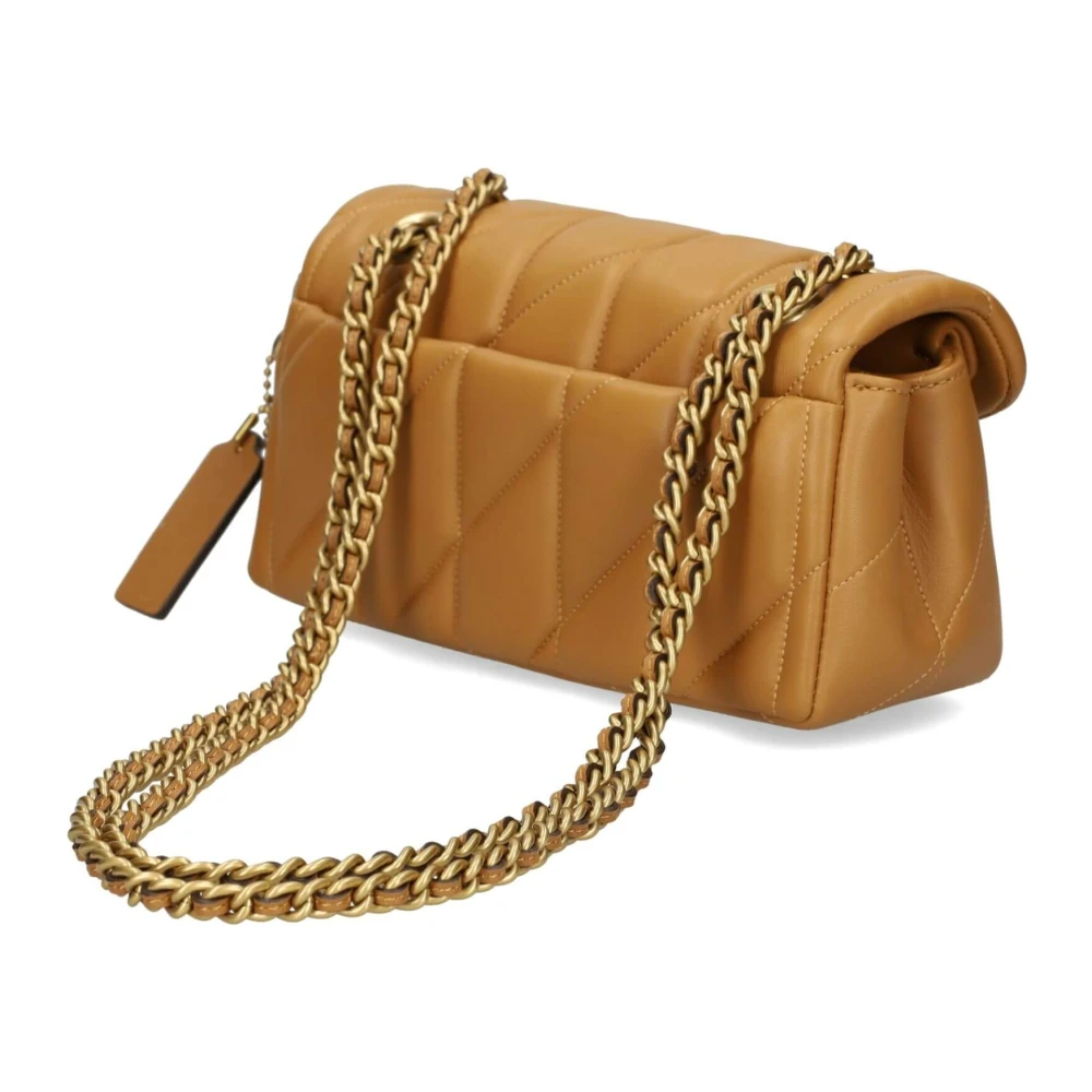 Coach Quilted Tabby Schoudertas Brown Dames