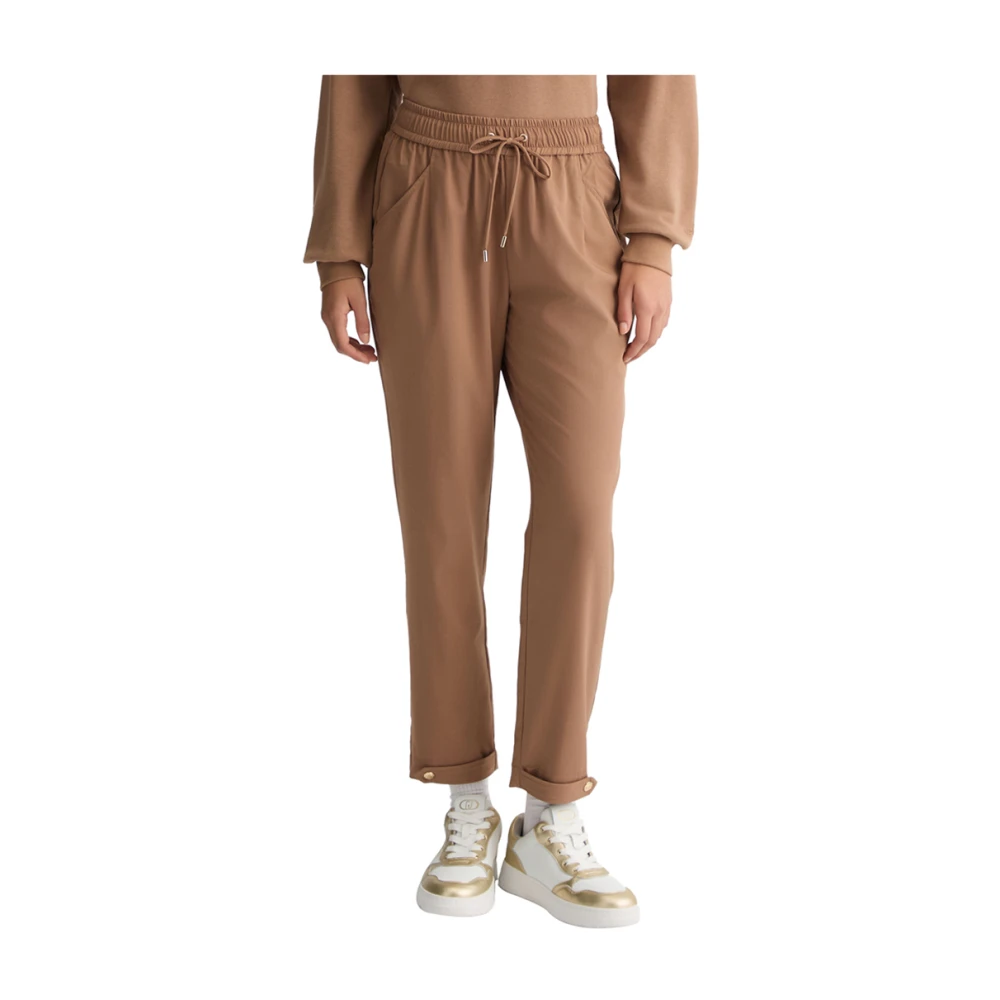 Liu Jo Bruine Elegante Broek Brown Dames