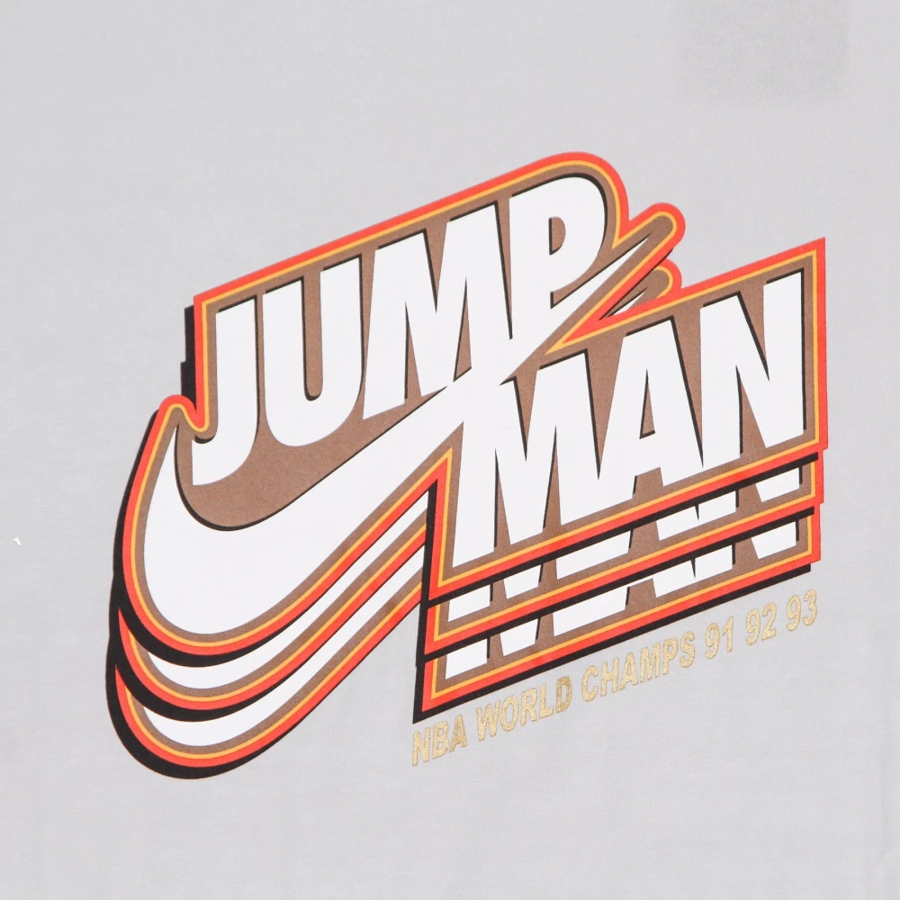 Jordan Jumpman Gfx Tee Heren T-shirt Gray Heren